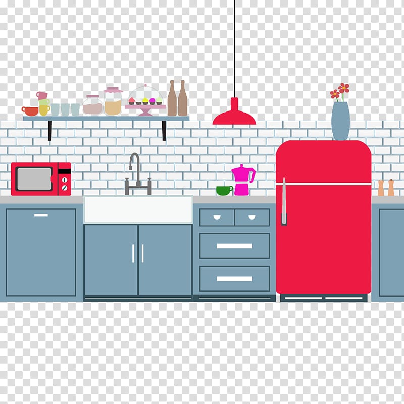 Kitchen Euclidean , Clean kitchen design material transparent background PNG clipart