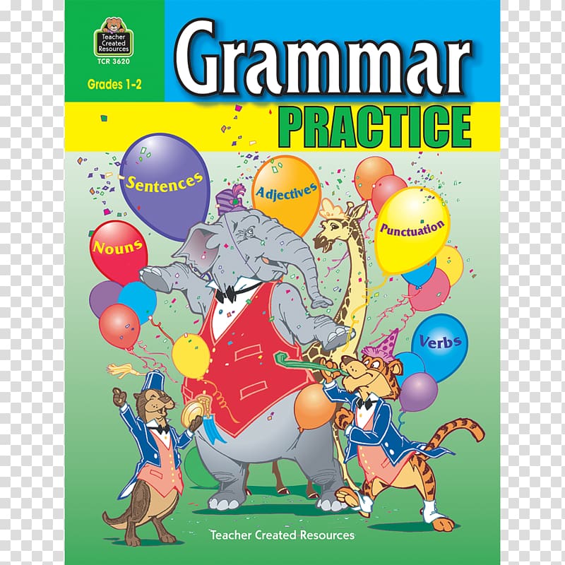 Big Grammar Book: 101 Worksheets for English Lessons Grammar Practice for Grades 1-2 Writers Choice Grammar and Composition, book transparent background PNG clipart