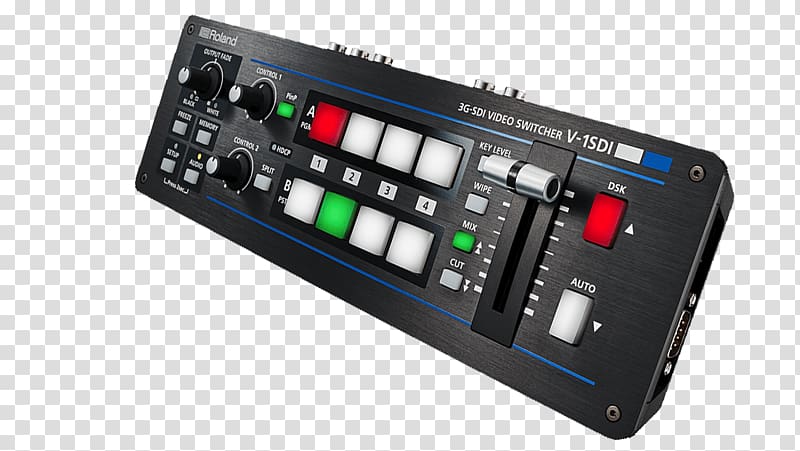 Serial digital interface Vision mixer High-definition video Audio, roland transparent background PNG clipart