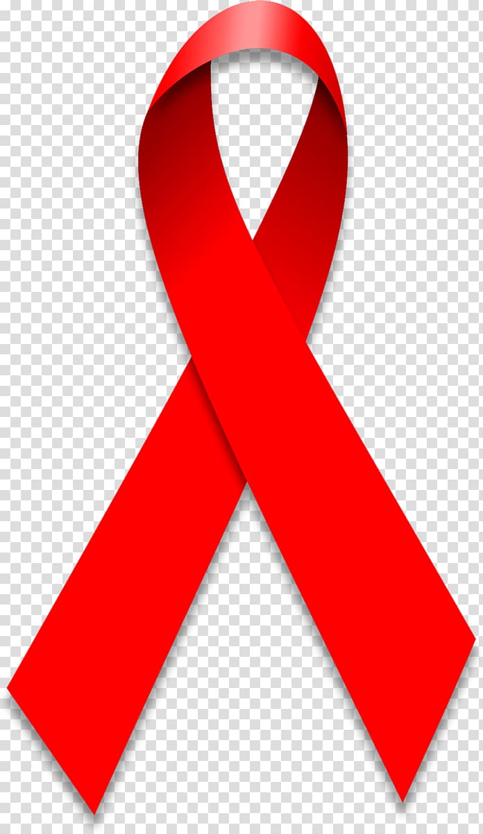 Red ribbon logo, World AIDS Day HIV Disease Red ribbon, ribbon transparent  background PNG clipart | HiClipart