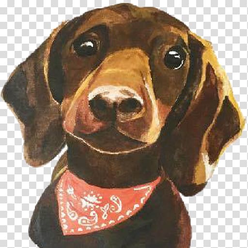 Treeing Walker Coonhound Redbone Coonhound Dachshund Dog breed Black and Tan Coonhound, watercolor dogs transparent background PNG clipart