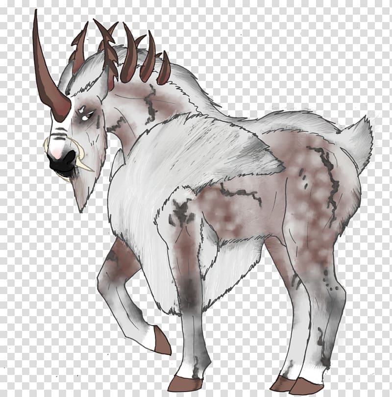 Cattle Horse Goat Mule Drawing, Centaur transparent background PNG clipart
