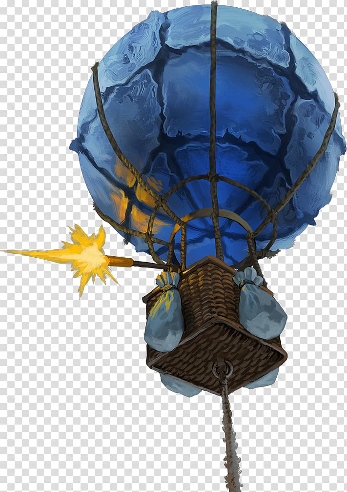 Hot air balloon Cobalt blue Atmosphere of Earth, balloon transparent background PNG clipart