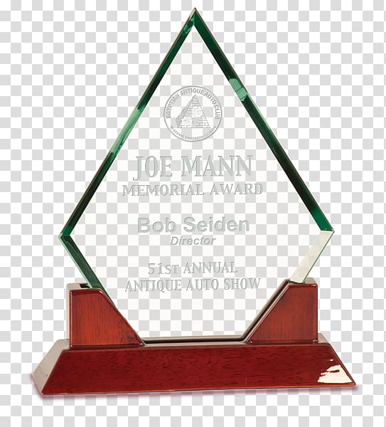 Lead glass Engraving Trophy Award, glass transparent background PNG clipart