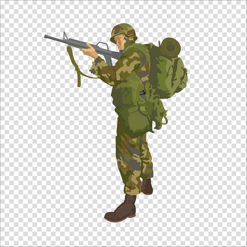 soldier holding rifle illustration, 2016 G20 Hangzhou summit Information , soldier transparent background PNG clipart