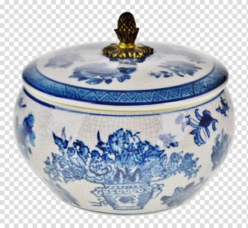 Blue and white pottery Chinese ceramics Porcelain, vase transparent background PNG clipart