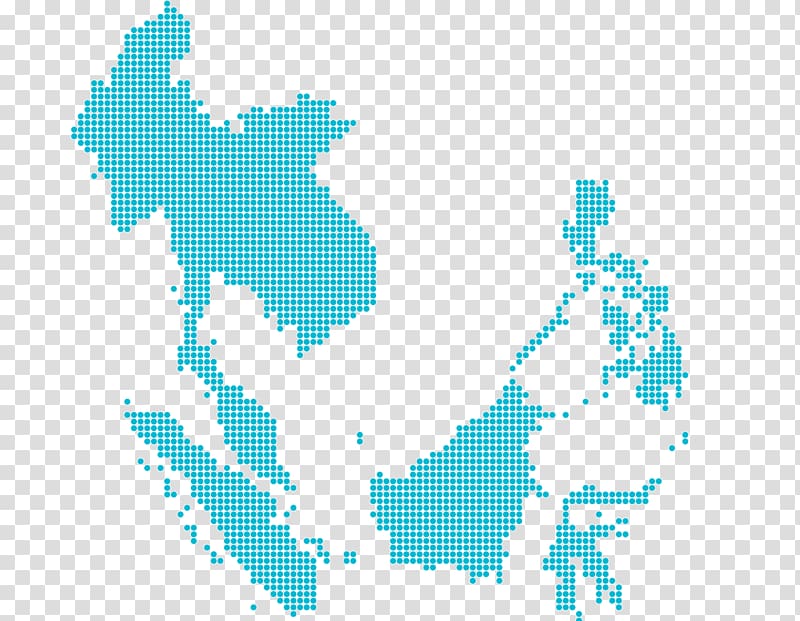 Cambodia Association of Southeast Asian Nations Vietnam ASEAN Economic Community ASEAN Summit, dotted map transparent background PNG clipart