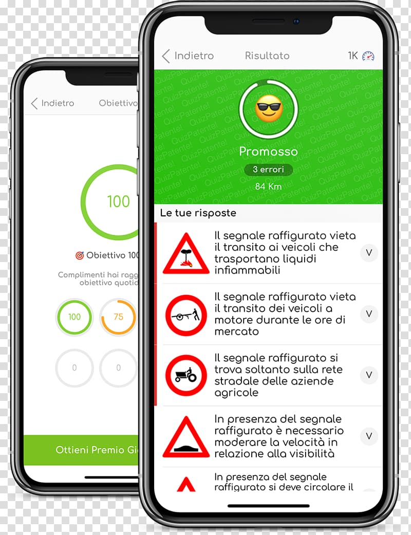 Quiz Patente 2018 Nuovo, Divertiti con la Patente Driver's license eFahrtrainer Praxis Fahrschule Smartphone, smartphone transparent background PNG clipart