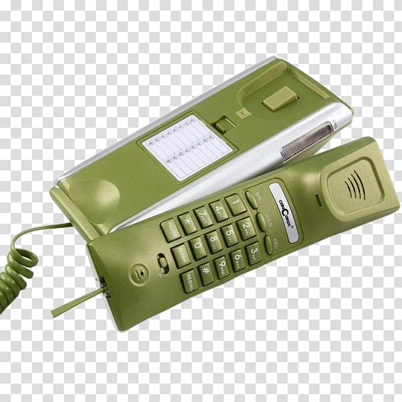 Telephone Concorde Green Electronics Home & Business Phones, elena model transparent background PNG clipart