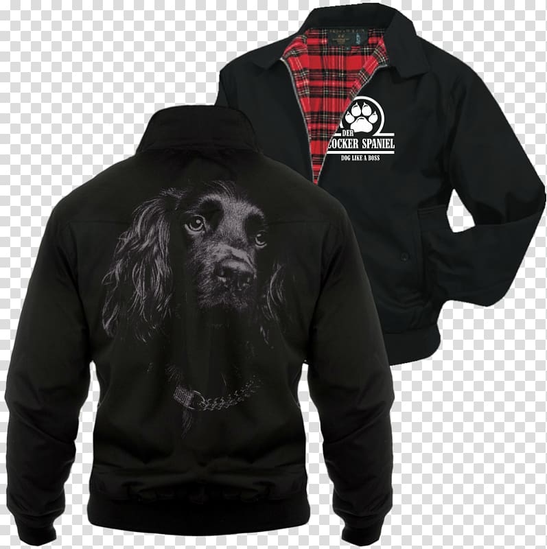 T-shirt Hoodie Rottweiler Harrington jacket, cocker spaniel transparent background PNG clipart