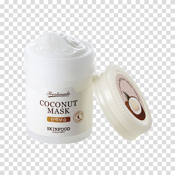 Skinfood ​Black Sugar Honey Mask Wash Off Skin Food Coconut Skinfood Black Sugar Mask, fresh coconut transparent background PNG clipart