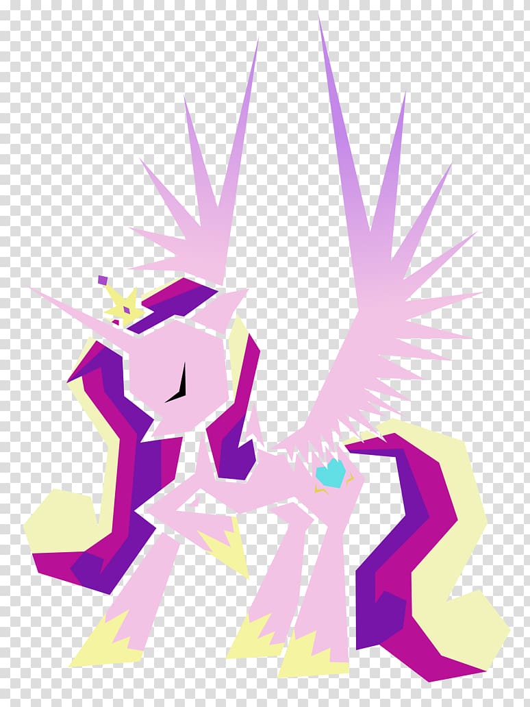 Princess Cadance Pony Disney Princess, polygonal transparent background PNG clipart