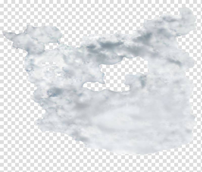 Cloud White Artist, in a row transparent background PNG clipart