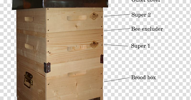 Beehive Arnia Dadant-Blatt Hive frame Beekeeping, bee transparent background PNG clipart