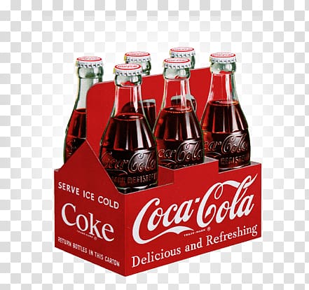 Coca-Cola bottles , Coca Cola Vintage Pack transparent background PNG clipart