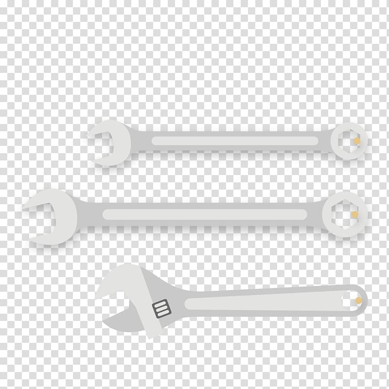 Material White Pattern, Wrench tool home improvement transparent background PNG clipart