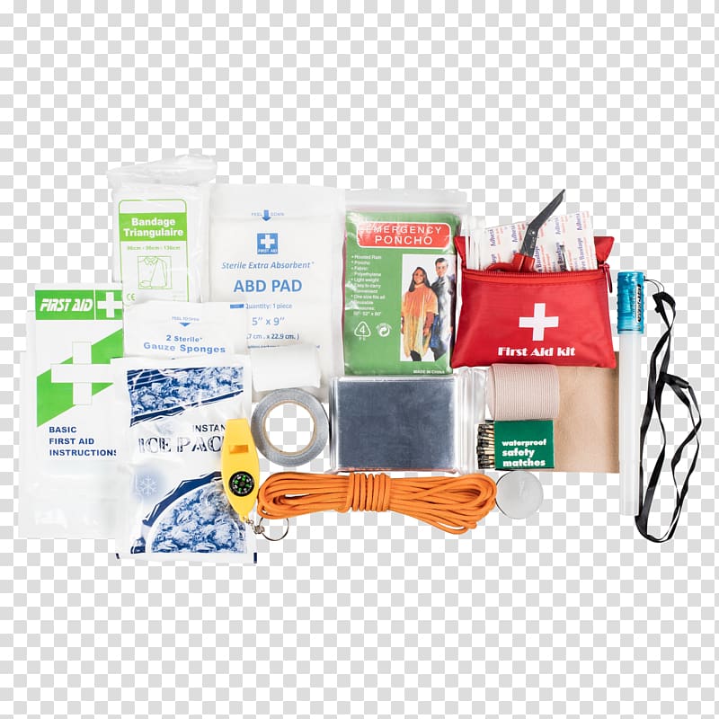 Survival kit First Aid Kits Emergency First Aid Supplies Survival skills, first aid kit transparent background PNG clipart