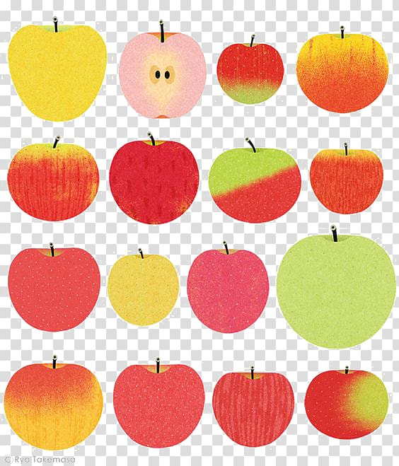 uff32uff39uff2f Illustrator Illustration, Cartoon Apple flat transparent background PNG clipart