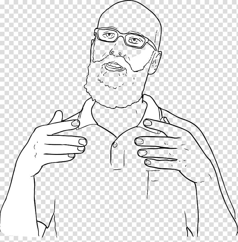 graphics Drawing, guy talking siri transparent background PNG clipart