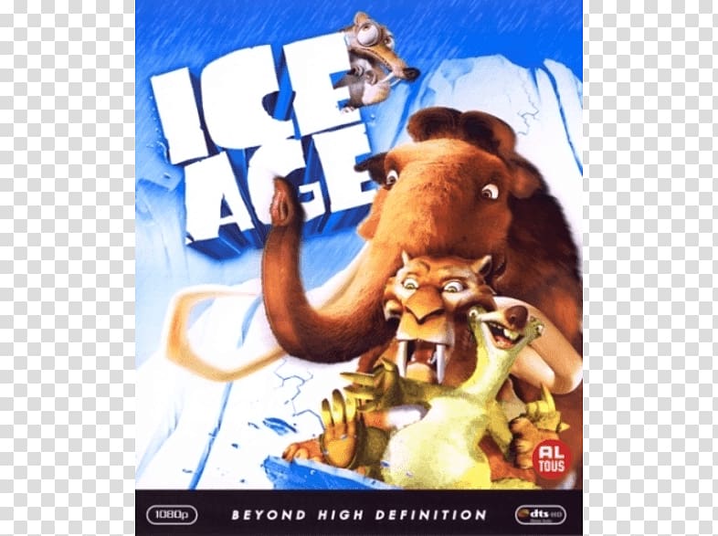 Blu-ray disc Manfred Scrat Ice Age Woolly mammoth, 3d exhibition hall transparent background PNG clipart