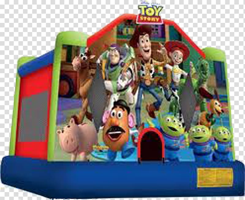 Buzz Lightyear Sheriff Woody Inflatable Bouncers Lelulugu House, Bounce House transparent background PNG clipart