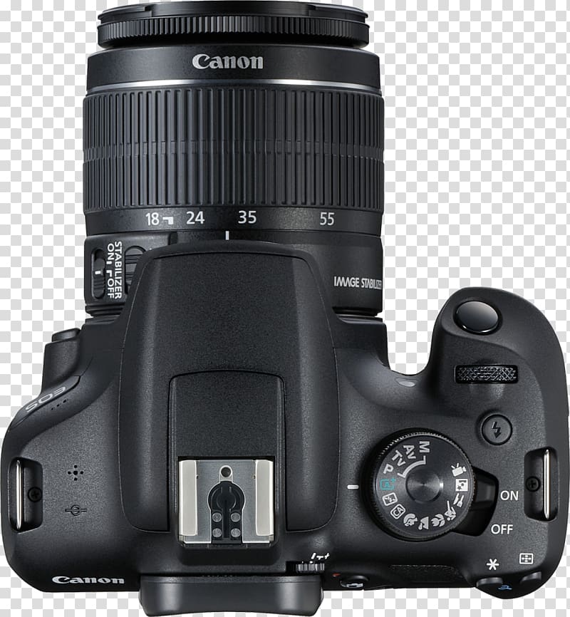 Canon EOS 200D Canon EOS 1300D Canon EOS 100D Digital SLR Canon EF-S 18–55mm lens, Canon EF-S 18–55mm Lens transparent background PNG clipart