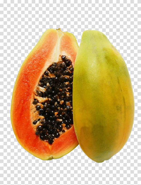 Papaya Fruit Seed Morella rubra Atemoya, Papaya opening transparent background PNG clipart
