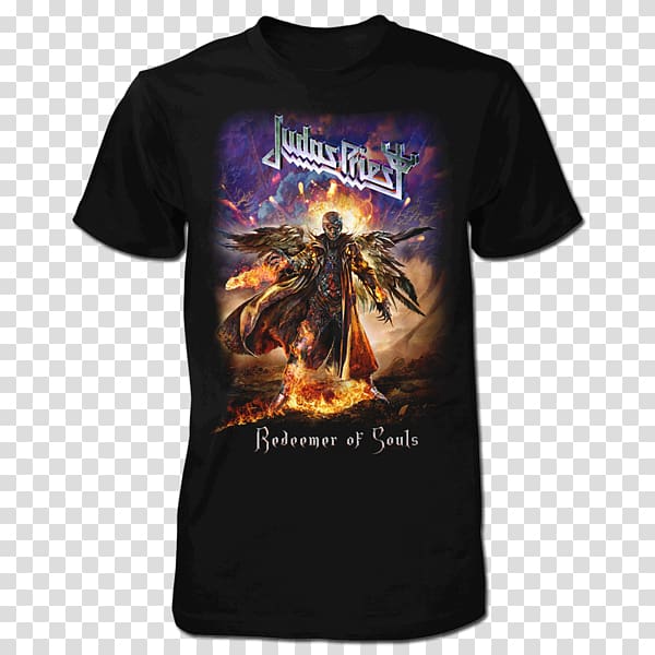 T-shirt Judas Priest Redeemer of Souls Secrets of the Dead Music, T-shirt transparent background PNG clipart