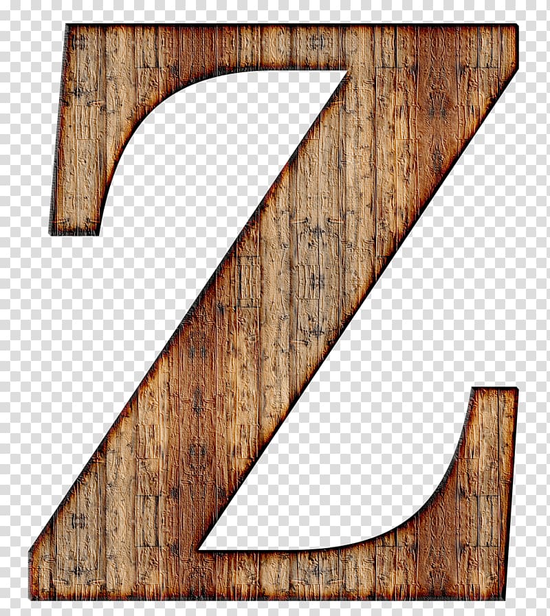 brown letter z , Wooden Capital Letter Z transparent background PNG clipart