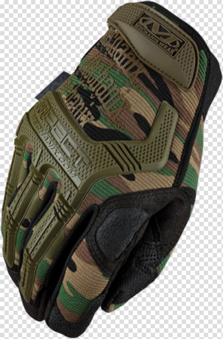 Glove Mechanix Wear Camouflage Clothing U.S. Woodland, Tactical Gloves transparent background PNG clipart