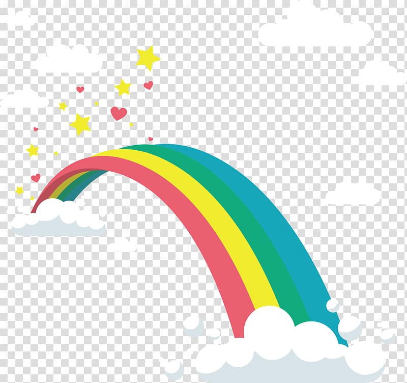 Rainbow Bridge Bifröst , Beautiful rainbow bridge transparent background PNG clipart