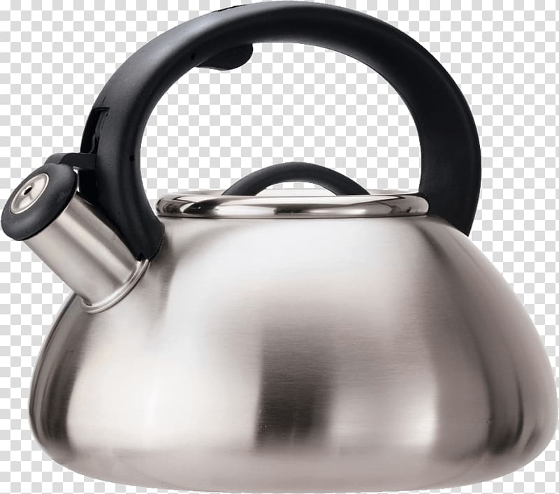Whistling kettle Stainless steel Home appliance Small appliance, kettle transparent background PNG clipart