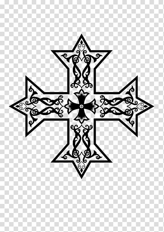 Coptic cross Christian cross Copts Coptic Orthodox Church of Alexandria Christianity, christian cross transparent background PNG clipart