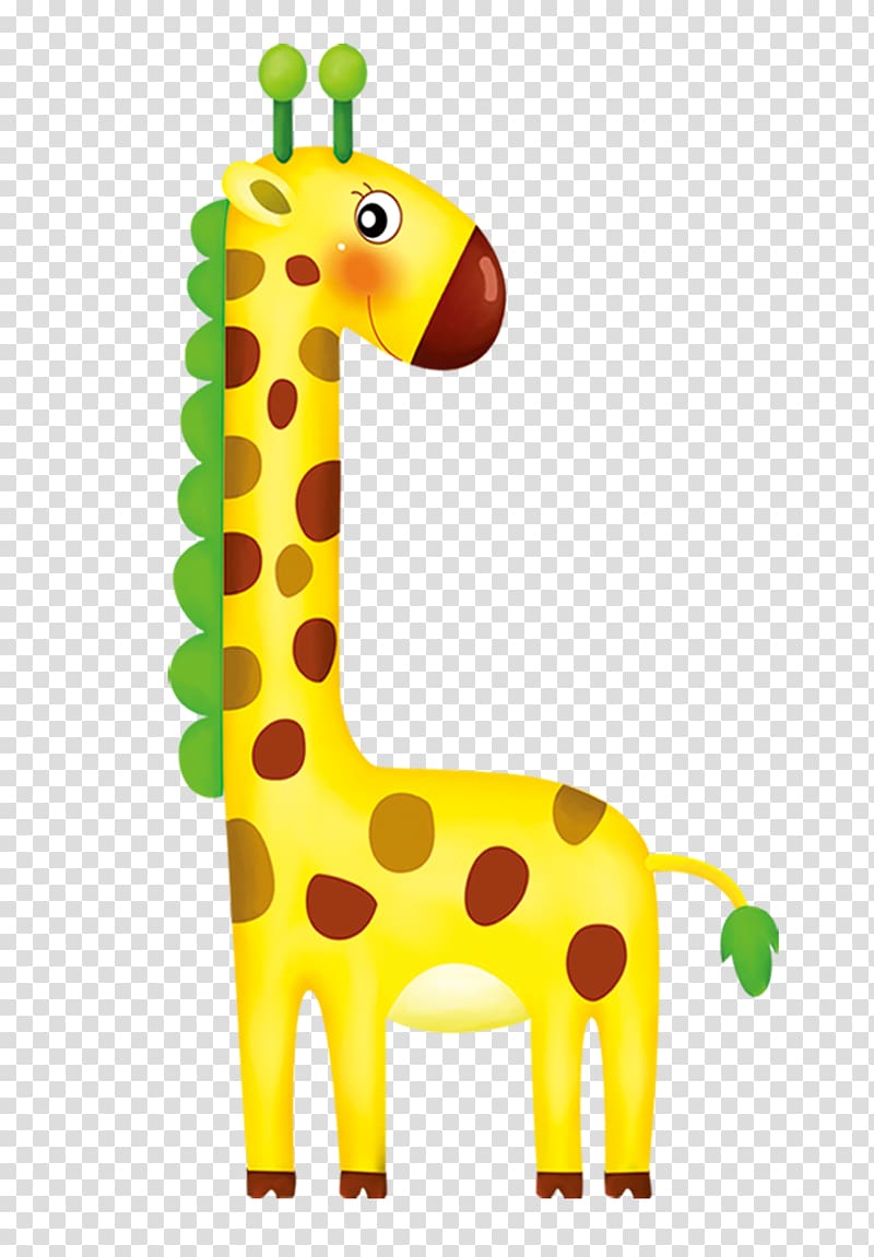 Child Educational game Attention Erziehung, Cartoon Giraffe transparent background PNG clipart