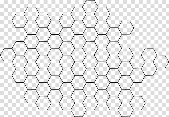 Bee Hexagon Honeycomb Korean Pattern Transparent Background Png