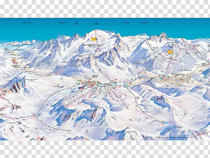 Ghiacciaio Presena, Adamello Ski Tonale Pass Val di Sole Cable car Ski resort, plenty of money transparent background PNG clipart