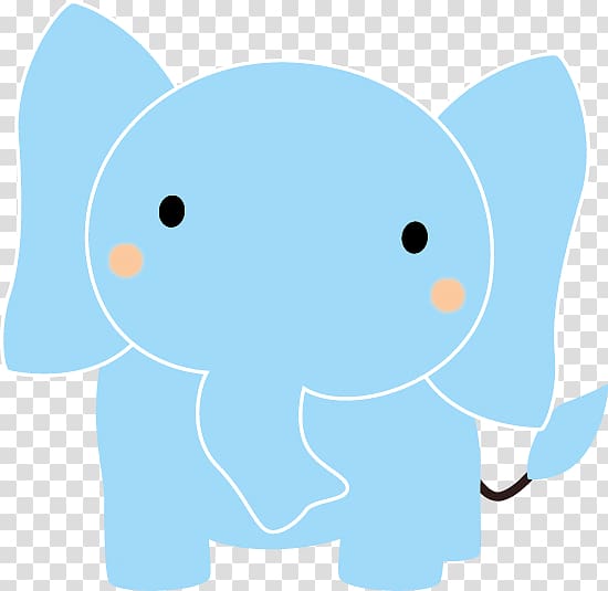 Blue Elephant ., others transparent background PNG clipart