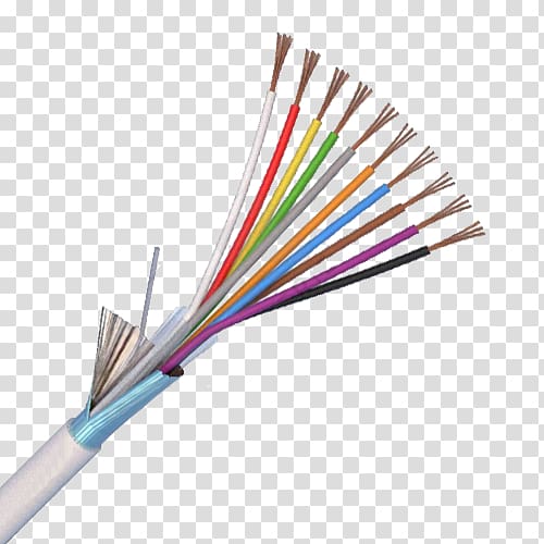 Network Cables Cable television Copper Fire retardant System, fire alarm transparent background PNG clipart