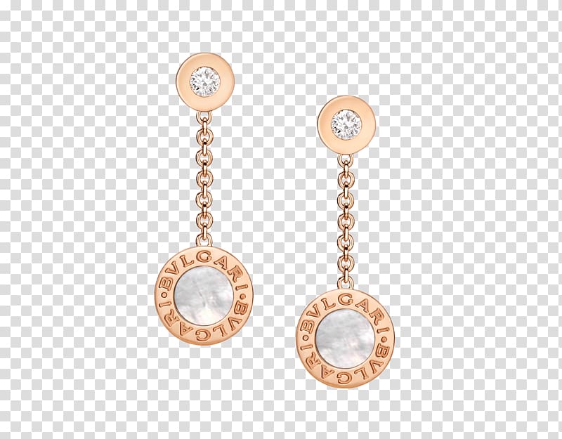 Earring Bulgari Jewellery Pearl Luxury goods, earring transparent background PNG clipart