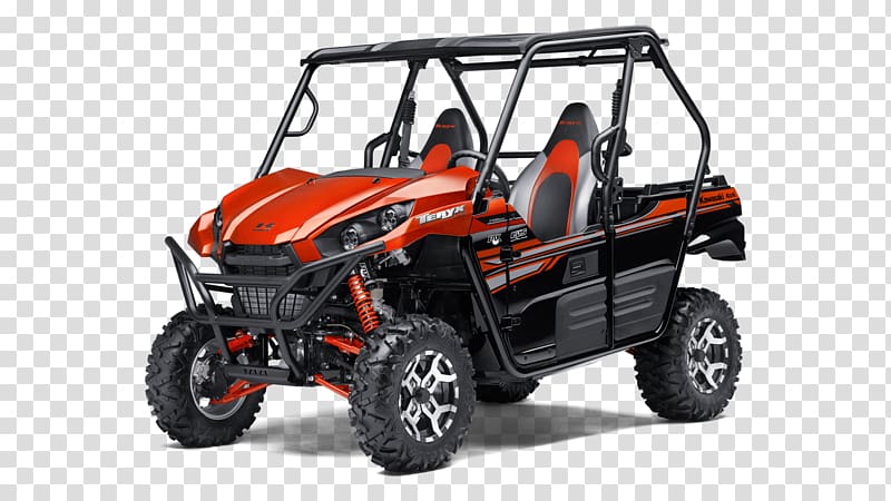 Kawasaki Heavy Industries Motorcycle & Engine All-terrain vehicle Side by Side, mule transparent background PNG clipart