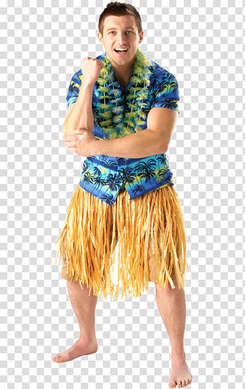 Grass skirt Costume party Clothing Aloha shirt Hula, dress transparent background PNG clipart