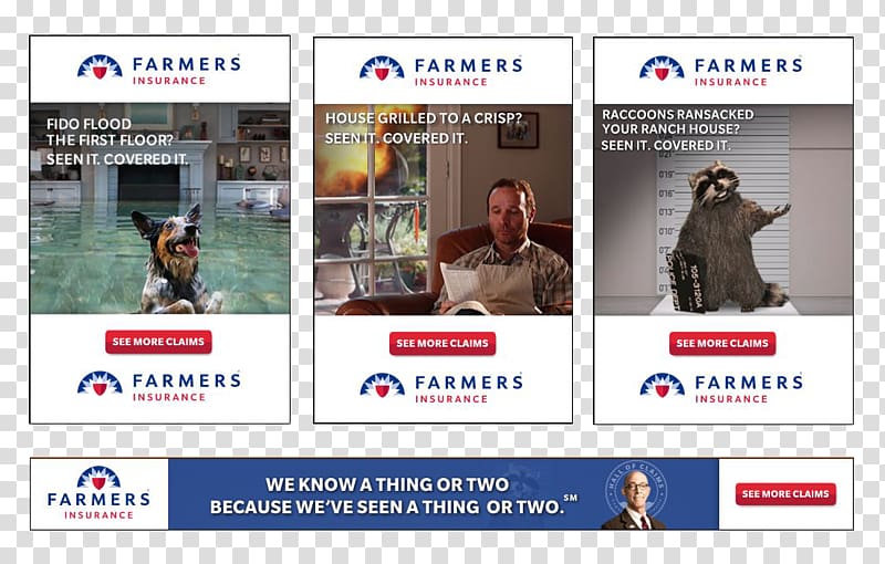 Advertising campaign Farmers Insurance Group Claims adjuster, others transparent background PNG clipart