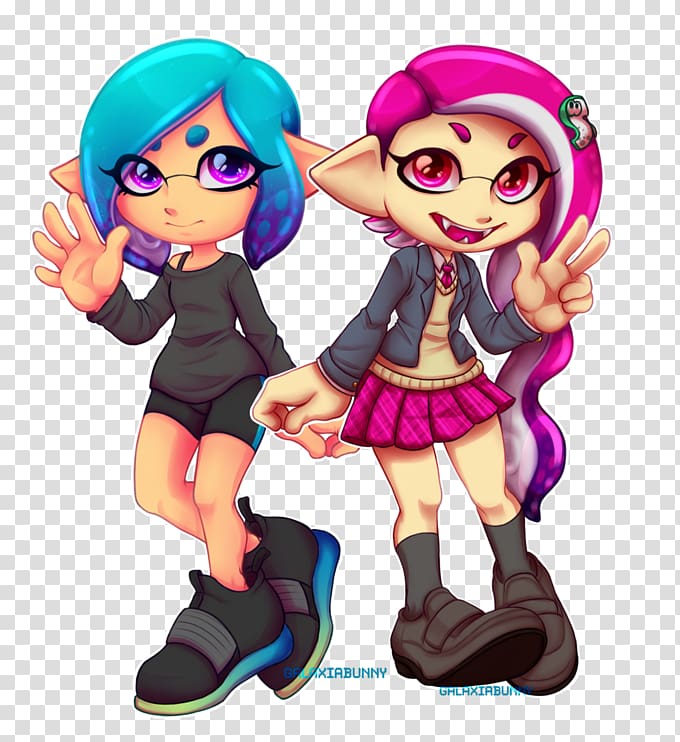 Splatoon 2 Video game Nintendo, Darling Nikki transparent background PNG clipart