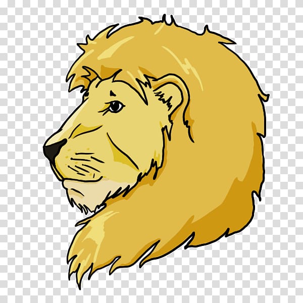 Mammal VKontakte Cat-like Carnivora, lion head transparent background PNG clipart