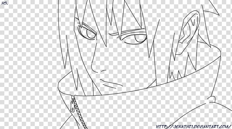 Sasuke Uchiha Line art Sarada Uchiha Drawing Manga, drawing sasuke uchiha transparent background PNG clipart