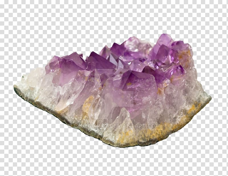 Amethyst Gemstone Crystal healing Rock, mineral transparent background PNG clipart