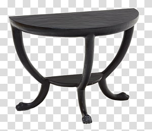 Coffee Tables Furniture Round table, semi-circular arc transparent background PNG clipart thumbnail