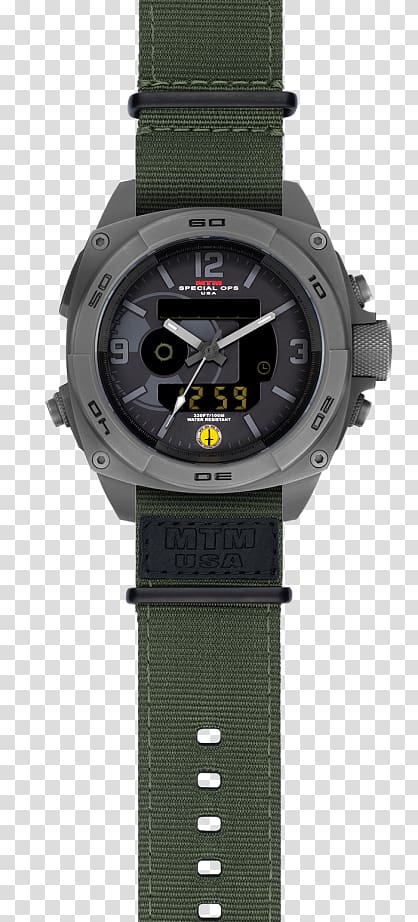 Watch Tough Solar Military Pro Trek Clock, Military Radiation Detector transparent background PNG clipart