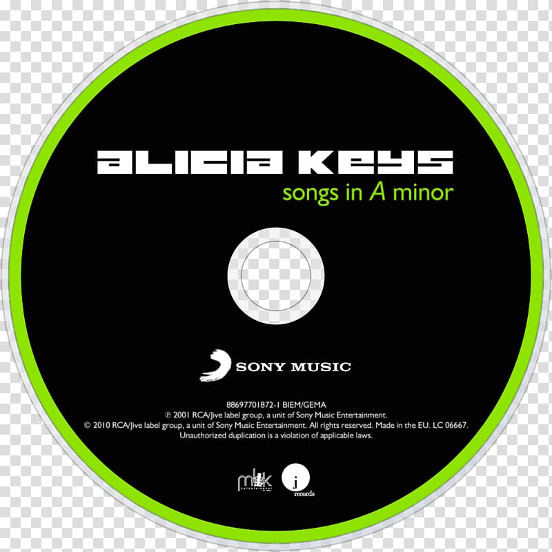 Songs in A Minor Compact disc, Diary Of Alicia Keys transparent background PNG clipart