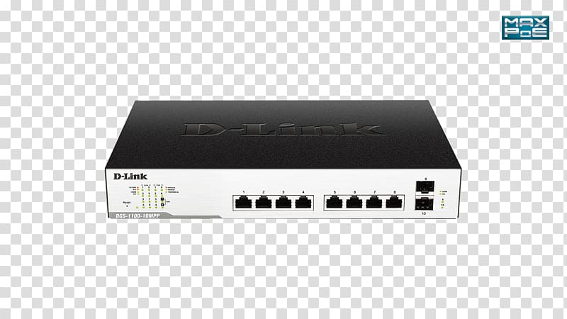 Wireless router Wireless Access Points D-LInk DGS-1100 Surveillance Switch PoE Power over Ethernet, brochure transparent background PNG clipart